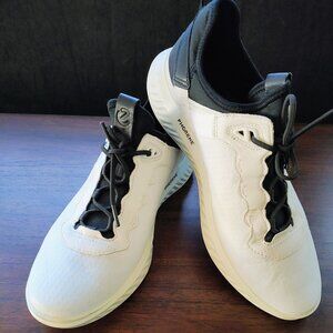 Ecco | ATH-1FM Luxe Leather Phorene Midsole Sneakers ( Pre-owned )